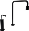 Pure Elıte Lüx Sıyah Lavabo Armatürü Elg-111 ELG-111