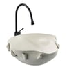 EY-9102 Tezgah Üstü Lavabo Mat Beyaz EY-9102
