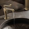 FA-6012 Fırçalanmış Altın Lavabo Bataryası FA-6012