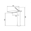 FJ-5022 Fırçalanmış Altın Yüksek Lavabo Bataryası FJ-5022