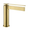 FJ-6012 Mat Fırçalanmış Altın Lavabo Bataryası FJ-6012F