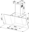 Davlumbaz Fpj 915 V Wh/Ss A 90 Cm Beyaz 330.0516.055