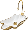 Pure Istırıdye Gold Tezgah Üstü Çanak Lavabo Hnm-108 HNM-108