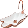 Pure Istırıdye Rose Gold Tezgah Üstü Çanak Lavabo Hnm-109 HNM-109