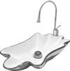 Pure Istırıdye Sılver Tezgah Üstü Çanak Lavabo Hnm-110 HNM-110