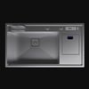 Inox 86x49 Tek Göz Çöp Kovalı Paslanmaz Çelik Eviye KTC-103