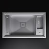 Inox 72x47 Tek Göz Paslanmaz Çelik Eviye KTC-108