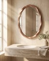 60x80 Oval Rose Gold Ayna M-07RG
