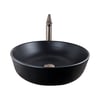 Mat Siyah Oval Çanak Lavabo MAT-103N