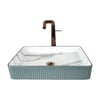 Marmo Mat Grı Calacatta Çanak Lavabo Mr-115 MR-115