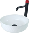 Pure Beyaz Tezgah Üstü Çanak Lavabo W-287 W-287