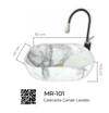 Pure Calacatta Tezgah Üstü Çanak Lavabo Mr-101 MR-101