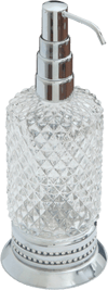 Pure Crystal / Krom takım Üstü Sıvı Sabunluk Aks-1302 AKS-1302