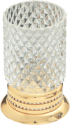 Pure Crystal / Pvd Gold takım Üstü Diş Fırçalık Aks-1103 AKS-1103