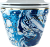 Pure Ebru Mavi  Altın Kanalsız Asma Klozet Wh-131 WH-131