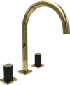 Pure Elagate Gold Üç Delikli Lavabo Armatürü Elg-104 ELG-104