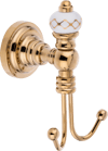 Pure Geometrik Beyaz Altın / Pvd Gold İkili Askılık Aks-105 AKS-105