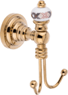 Pure Geometrik Ekose / Pvd Gold İkili Askılık Aks-405 AKS-405