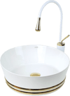 Pure Gold Beyaz Tezgah Üstü Çanak Lavabo Gw-893 GW-893