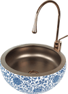 Pure Hitit Dekoratif Tezgah Üstü Çanak Lavabo Hnm-106 HNM-106