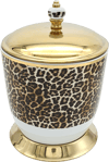 Pure Leopar Pvd Gold Çöp Kovası Kmr-5401 KMR-5401