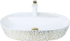 Pure Marble Beyaz Altın Tezgah Üstü Çanak Lavabo Tr-126 TR-126
