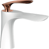 Pure Royal Beyaz Bronz Lavabo Armatürü Akf-116 AKF-116