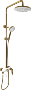 Pure Royal Beyaz Gold Banyo Armatür / Duş takımi Wg-2021 WG-2021