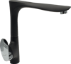Pure Royal Siyah Krom Mutfak Evye Armatürü Akf-112 AKF-112