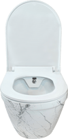 Pure Sharp Calacatta Kanalsız Asma Klozet Wh-802 WH-802