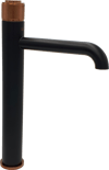Pure Stil Mat Siyah Bronz Tezgah Üstü Çanak Lavabo Armatürü Sty-104 STY-104