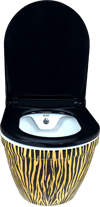 Pure Tiger Gold Zebra Asma Klozet Wh-796 WH-796