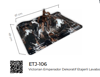 Pure Victorian Emperador Etajerli Lavabo Etj-106 ETJ-106