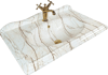 Pure Victorian Rainf.Beige Krem Etajerli Lavabo Etj-104 ETJ-104