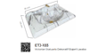 Pure Victorian Statuario Etajerli Lavabo Etj-103 ETJ-103