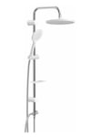Sukar Deluxe White Rain Paslanmaz Krom Kaplı Duş takımi SB-5310-01