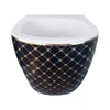 Geometrik Siyah Altın Asma Bide WH-784B