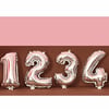 2 Rakam Folyo Gümüş Balon Küçük 35 cm
