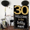 20 Yaş Partisi30 Yaş Gold Pano Çerçeve Konuşma Balonu Set