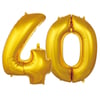 40 Yaş Balonu Gold Renk 90 cm