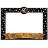 40 Yaş Fotoğraf Çerçevesi Gold
