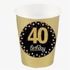 40 Yaş Gold Bardak