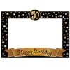 50 Yaş Fotoğraf Çerçevesi Gold