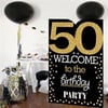 50 yaş Partisi50 Yaş Gold Pano Çerçeve Konuşma Balonu Set