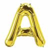 Gold Renk 76 cmA Harf Folyo Balon Gold 76 cm
