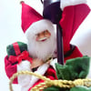 HediyelikBalonlu Noel Baba Dekor Süs