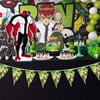 Ben 10 Dört Kol Masa Üstü Ayaklı Pano