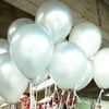 Beyaz Metalik Balon 100 Adet