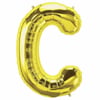 Gold Renk 76 cmC Harf Folyo Balon Gold 76 cm