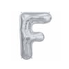 F Harf Folyo Gümüş Balon Küçük 35 Cm